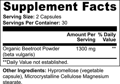 Organic Beetroot - Naturally abundant in organic nitrates